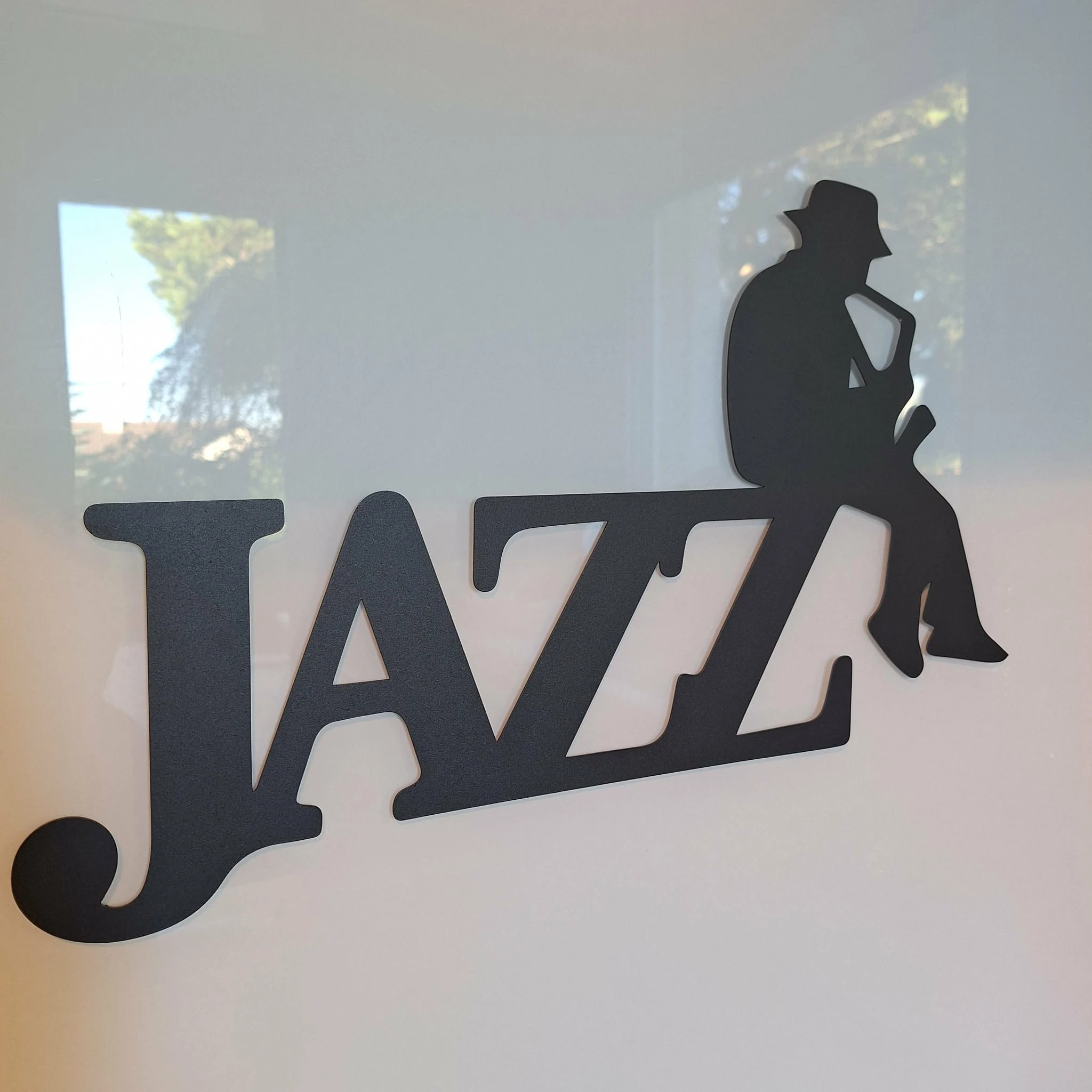 Jazz muurdecoratie 50 CM! Van metaal – photo 5